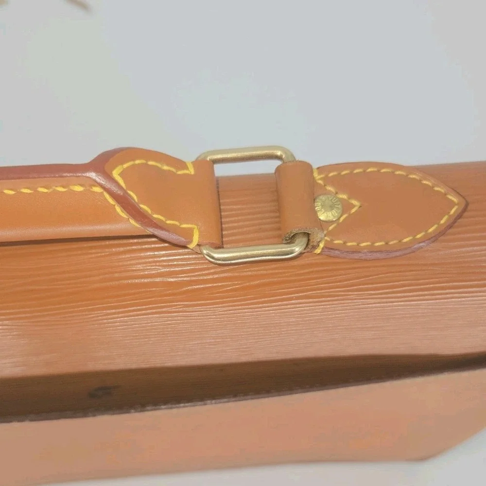 Louis Vuitton Epi Leather Serviette Conseiller Briefcase Attaché Brown MI815 VTG